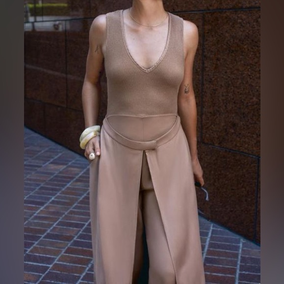 Zara Combined Wrap Jumpsuit - Picture 3 of 11